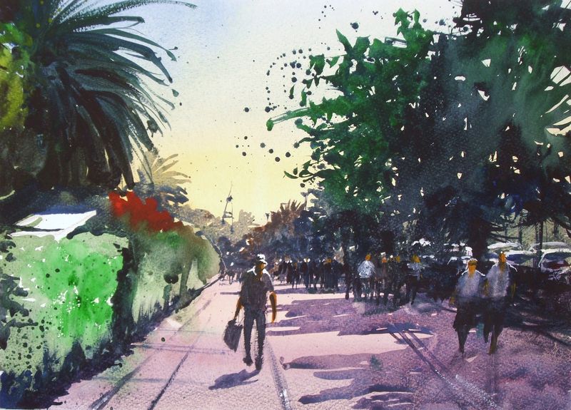 Sitges_promenade Sitges_promenade