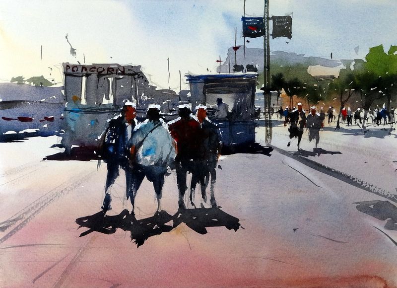 Street_kiosks_moll_de_barcelona_spain Street_kiosks_moll_de_barcelona_spain