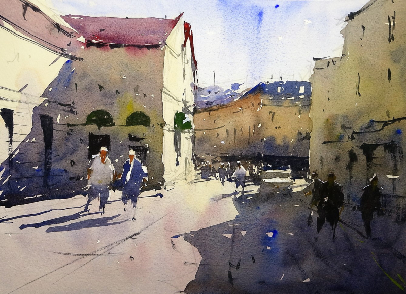 Westgate street bath towards the shops Westgate street bath towards the shops