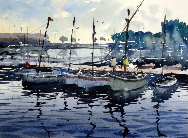 Boats_in_a_row_cambrils Boats_in_a_row_cambrils