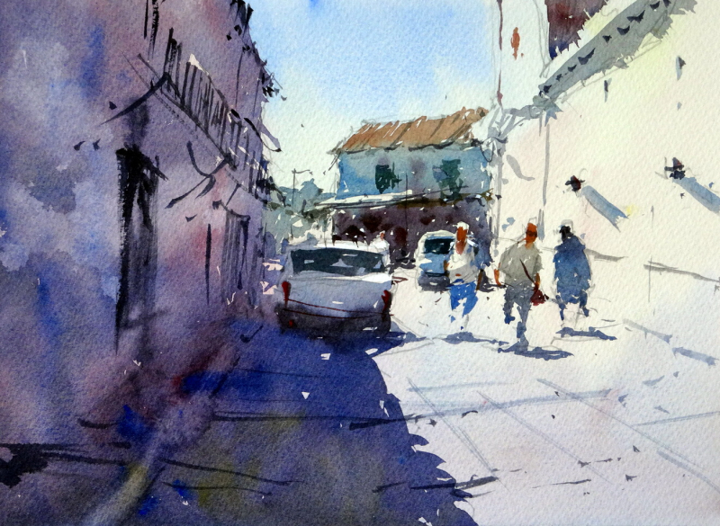 Mijas on Canson Moulin du Roy