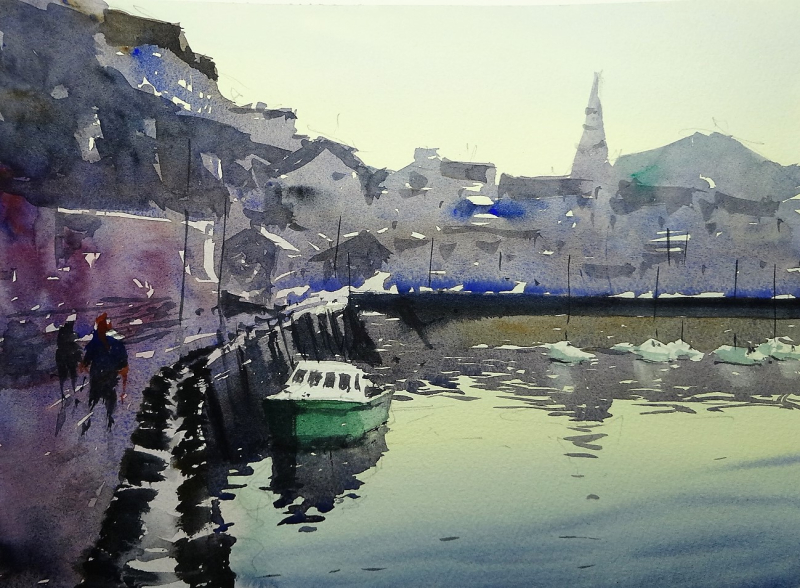 Ilfracombe harbour winter light Ilfracombe harbour winter light