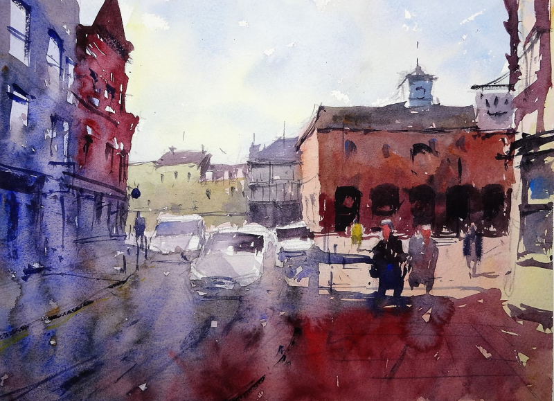 Ross on wye market hall and broad street 2