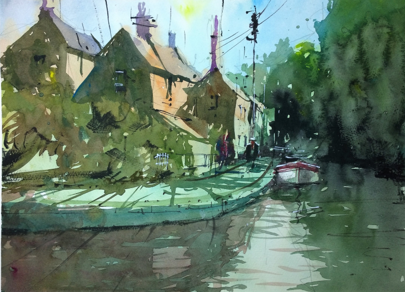 Canal towpath avoncliff