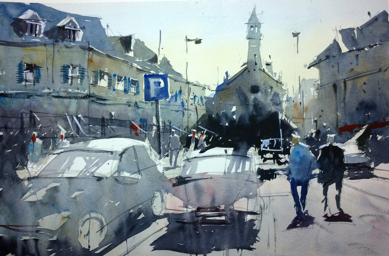 French scene new drawing board