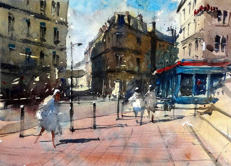 Port_street_cherbourg_france Port_street_cherbourg_france