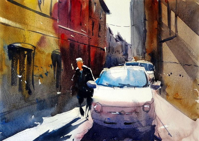 Fabriano_back_street_italy