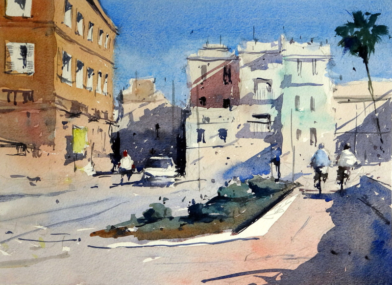 Sitges_old_town_promenade_spain