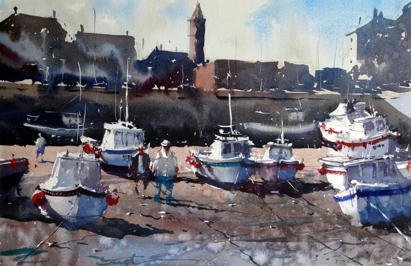 Porthleven_harbour_imaginary_composition