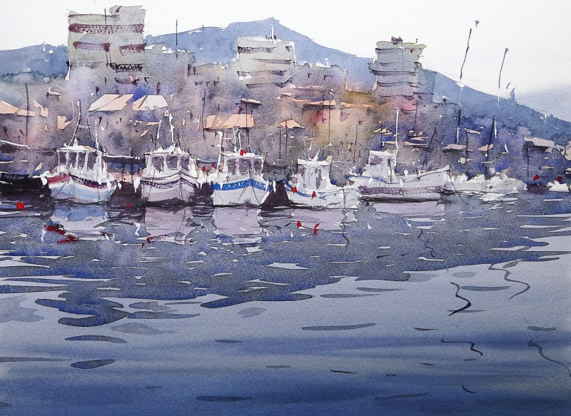 Demo practice harbour scene