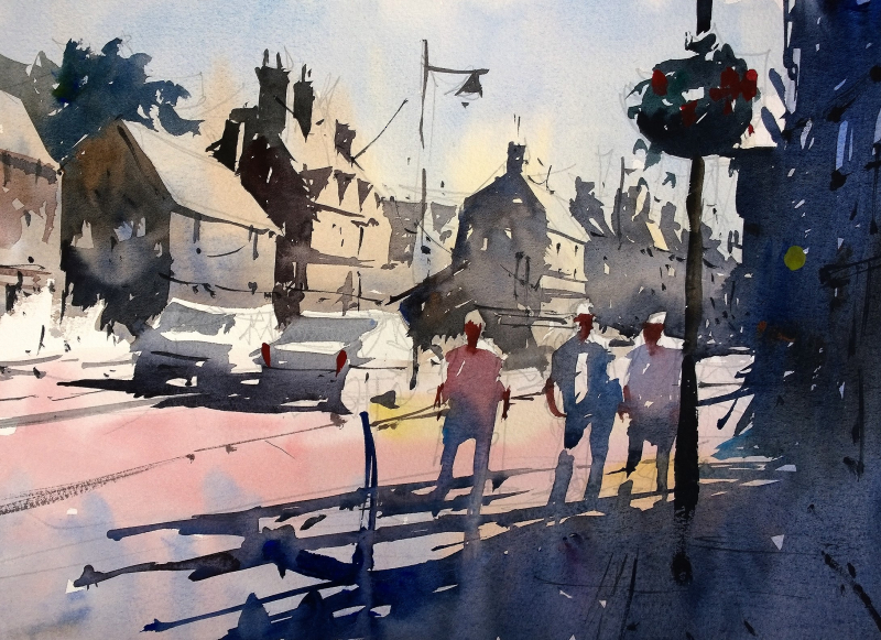 3 pedestrians chipping sodbury