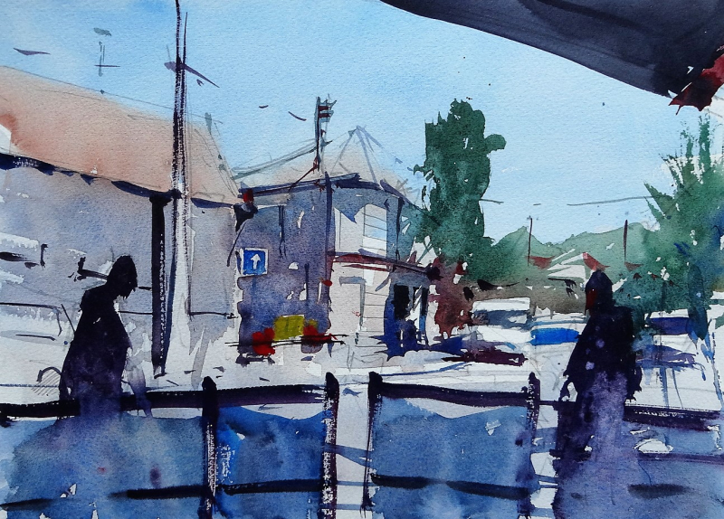 Cafe du casino plein air