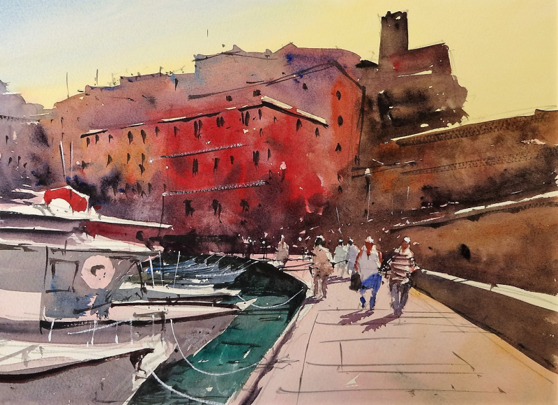 Harbourside vernazza Harbourside vernazza