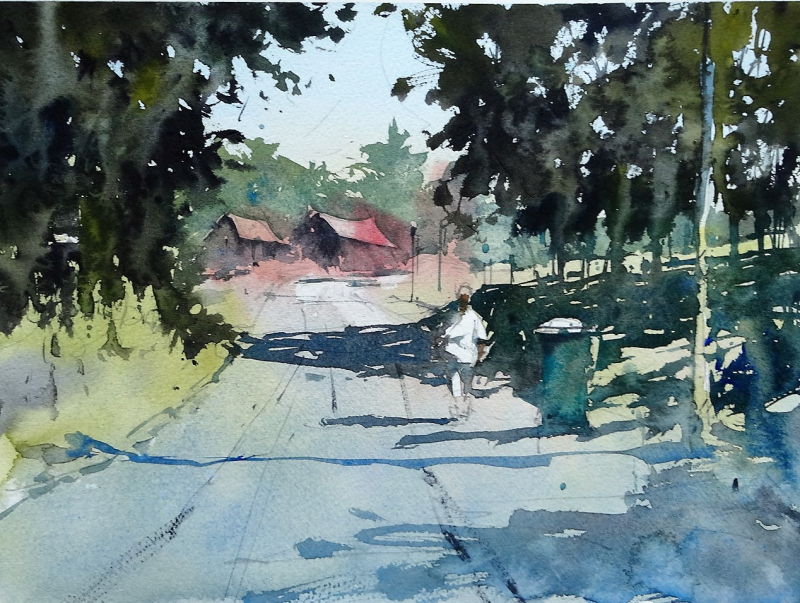 Another dashcam painting - dordogne 2