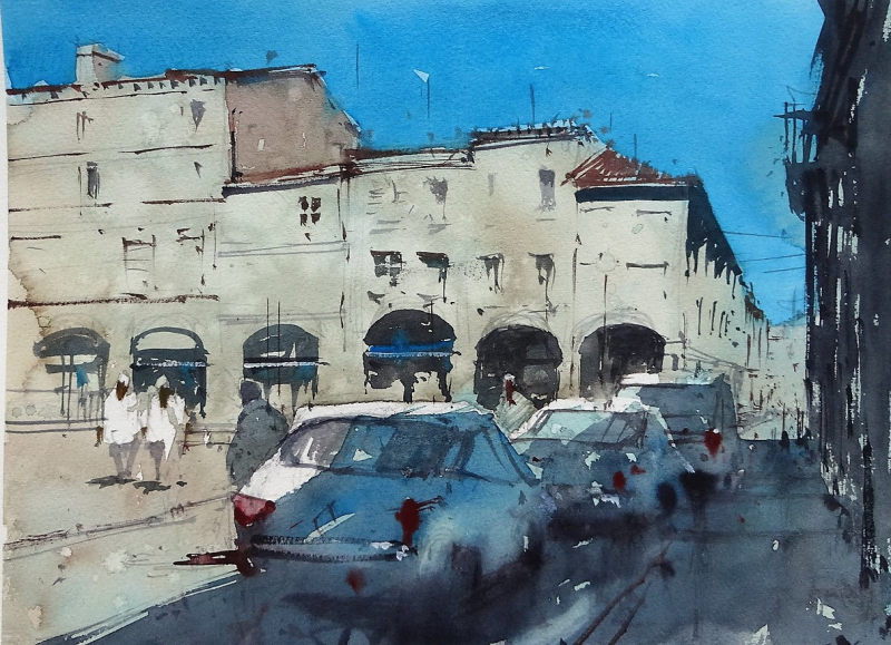 Libourne france paint sky twice Libourne france paint sky twice