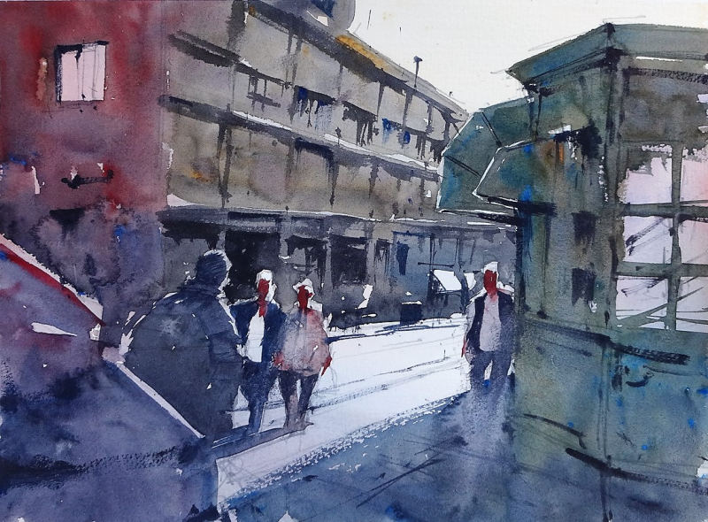 Street corner livorno