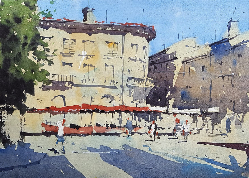 France painting holiday plein air #3