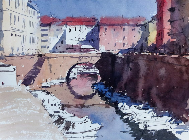 Scali saffi Livorno Italy