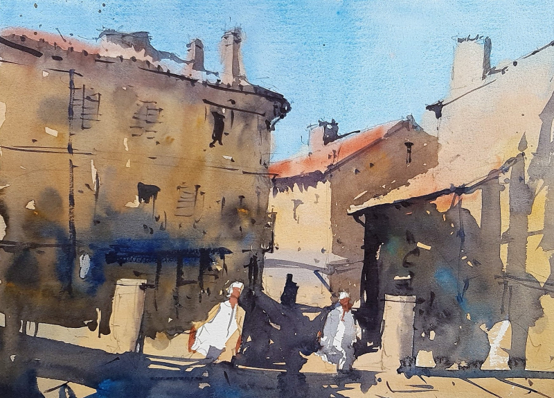 France painting holiday plein air #5 France painting holiday plein air #5