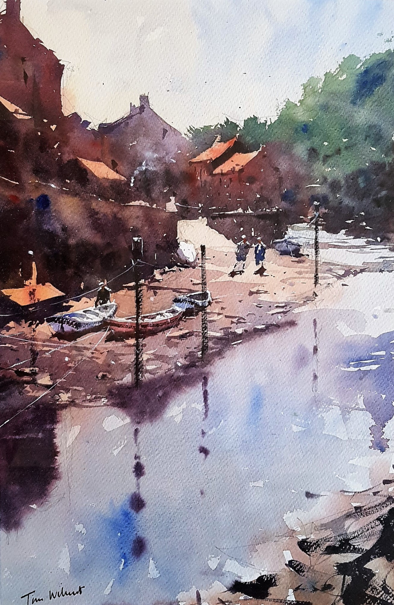 Staithes Beck at low tide