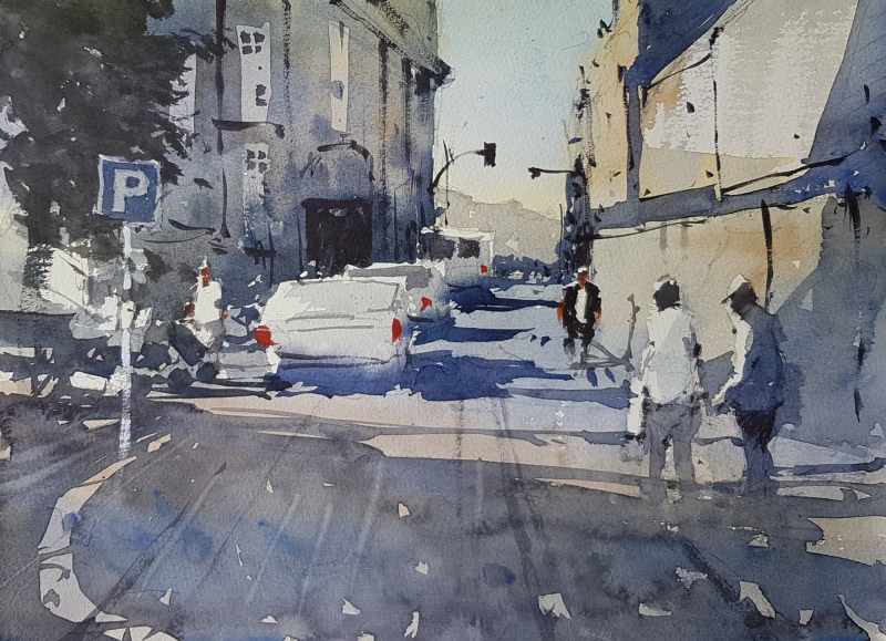 Tims painting from online demo april 2019