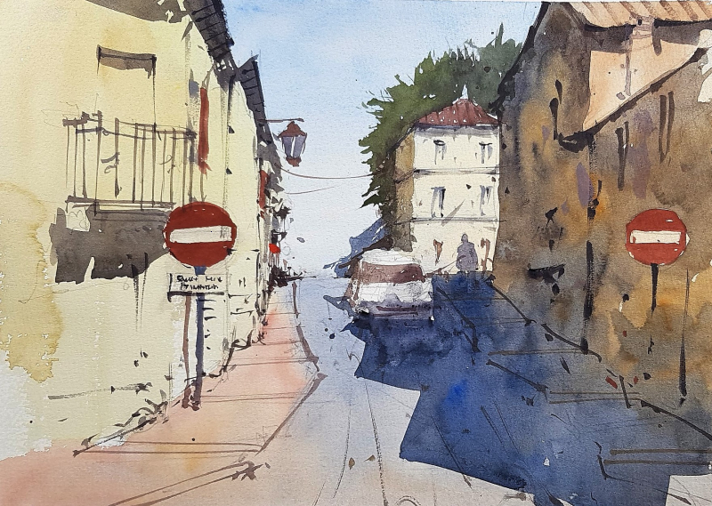 France painting holiday plein air #8 France painting holiday plein air #8