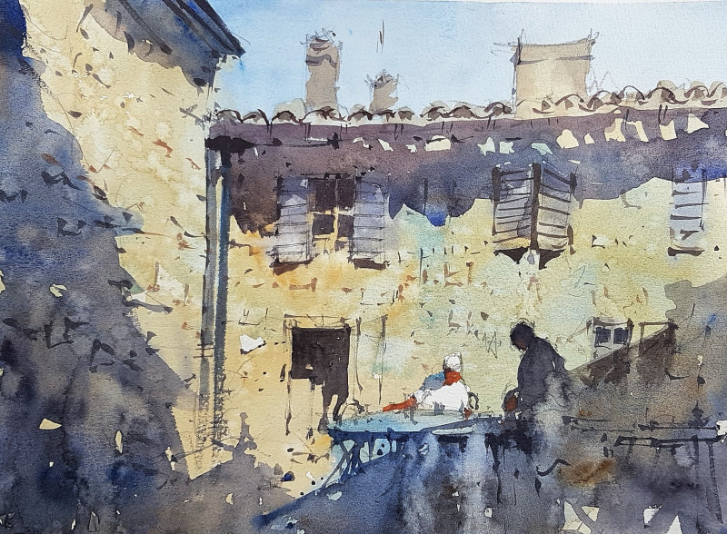 France painting holiday plein air #9 France painting holiday plein air #9