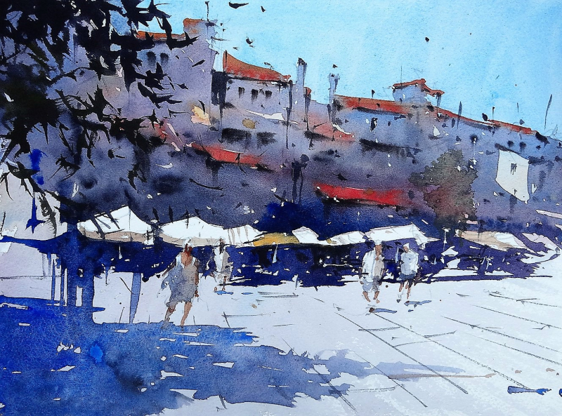 Shady tree albufeira old town