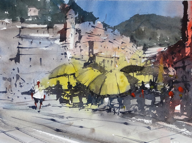 Yellow parasols vernazza youtube