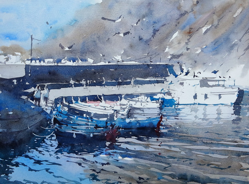 Using the whites vernazza