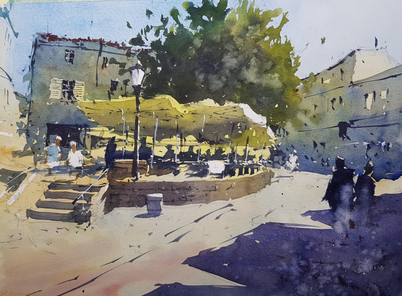 Wallingford art club demo