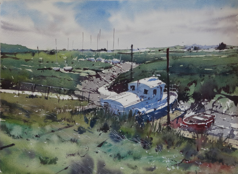 Uphill marina river axe #4 Uphill marina river axe #4