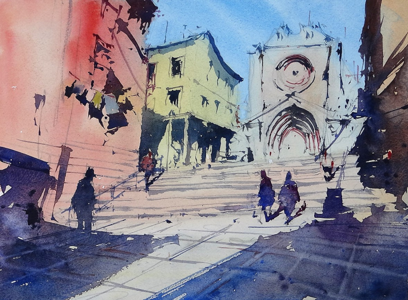 Tarragona Cathedral one brush