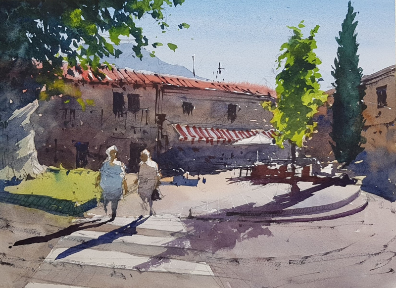 Piazza watermill tuscany Piazza watermill tuscany