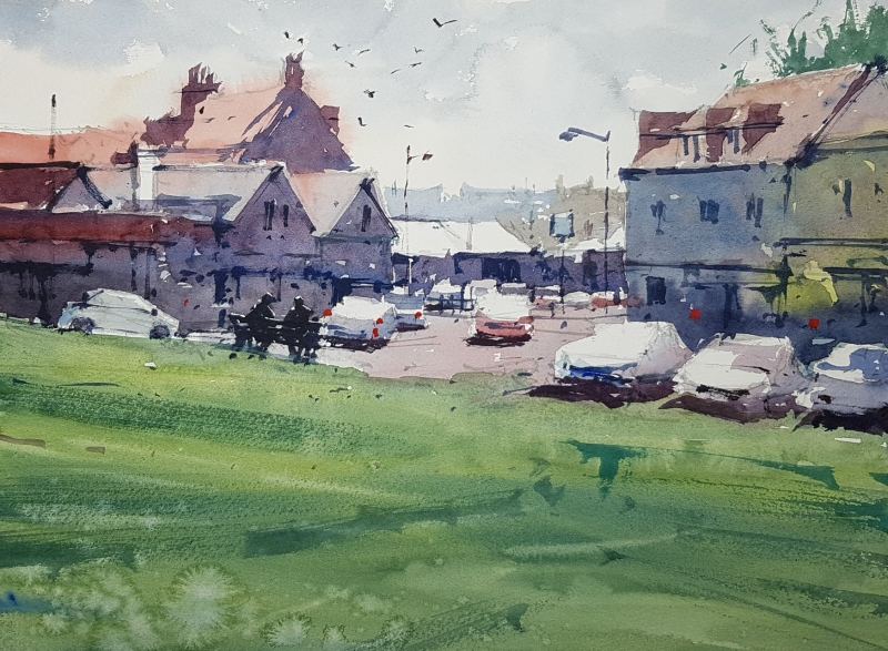 Tim Wilmot demo painting to Highcliffe Art Fellowship June 2021 Tim Wilmot demo painting to Highcliffe Art Fellowship June 2021