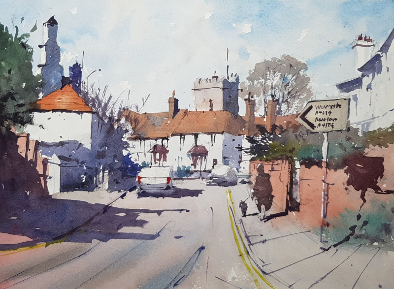 Cookham art club demo by tim wilmot