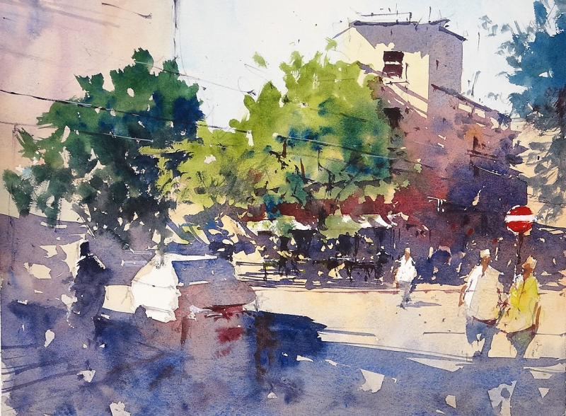 Approach to Faro Railway Station