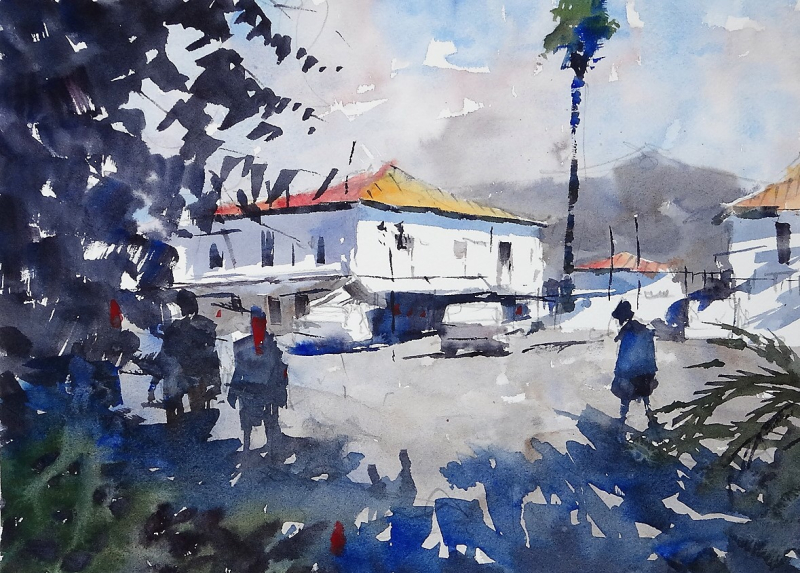 One inch flat brush ronda