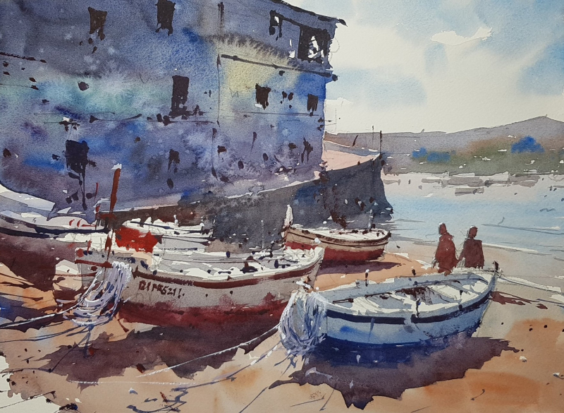 Cadeques demo video end painting by tim wilmot