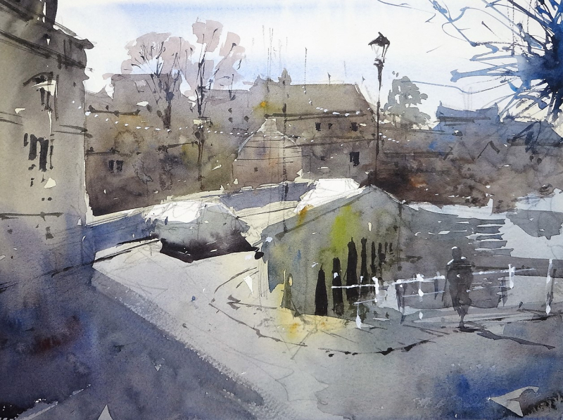 Bradford on Avon Bridge Plein Air