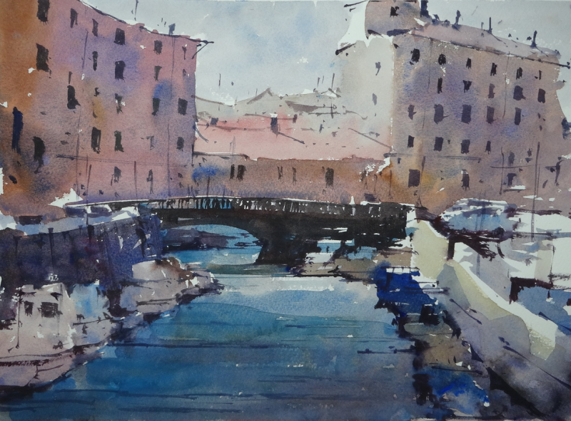 Bridge over Via della Venezia Bridge over Via della Venezia