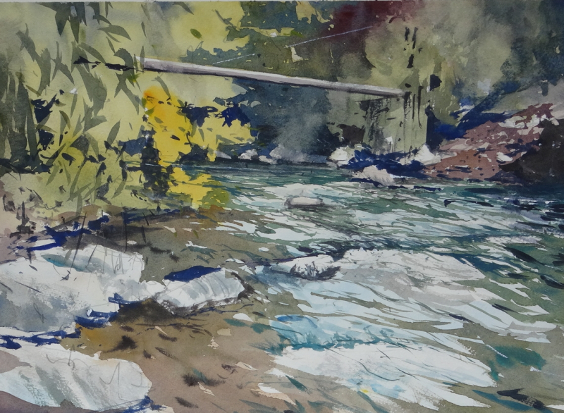 Babbling Stream Posara Tuscany