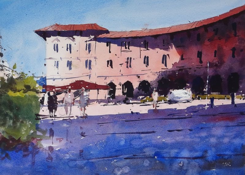 Piazza Vittorio Emanuele II Pisa Italy