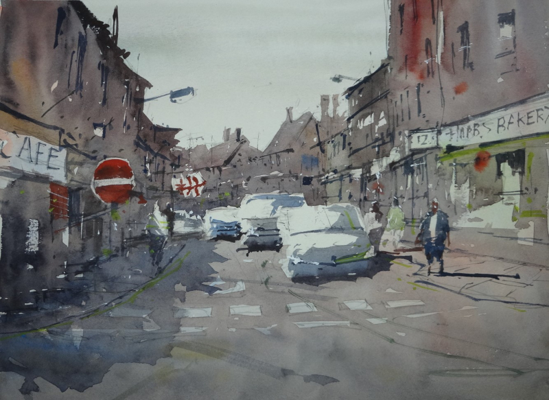 Malmesbury High Street Plein Air