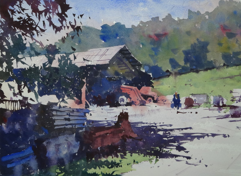 Farmyard Dordogne France