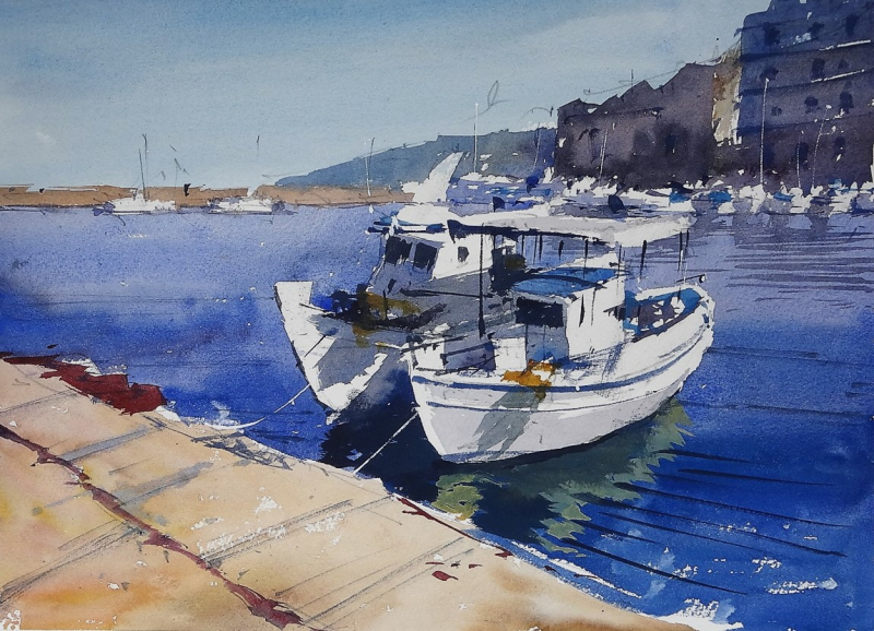 Fishing Boats New Harbour Chania 3 Fishing Boats New Harbour Chania 3