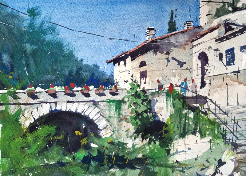 Entrance to Verrucola Mountain Top Village