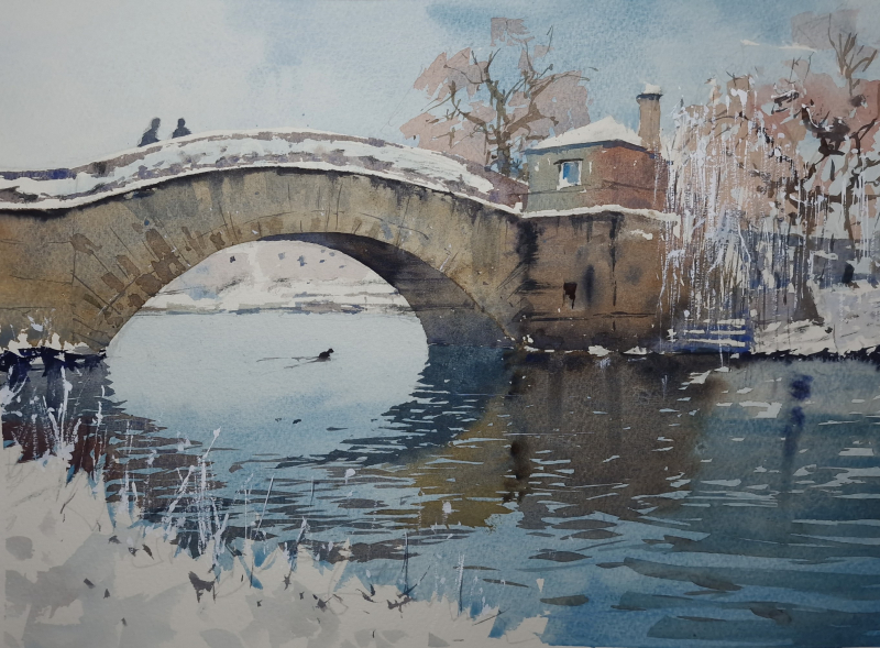 Lechlade-on-Thames Bridge and Tollhouse