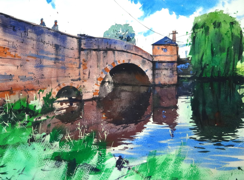 Lechlade on Thames Tollhouse Summer Lechlade on Thames Tollhouse Summer