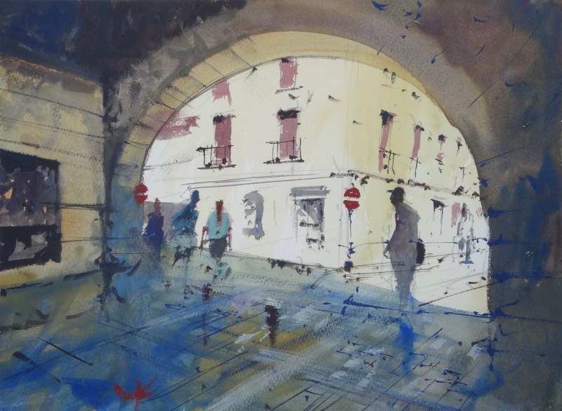 Archway Rue Louis Pasteur Sainte-Foy-la-Grande France Archway Rue Louis Pasteur Sainte-Foy-la-Grande France